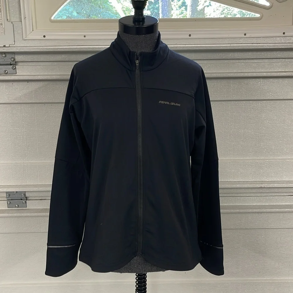 Pearl Izumi Black Cycling Full Zip Jacket Size XXL - Picture 1 of 8